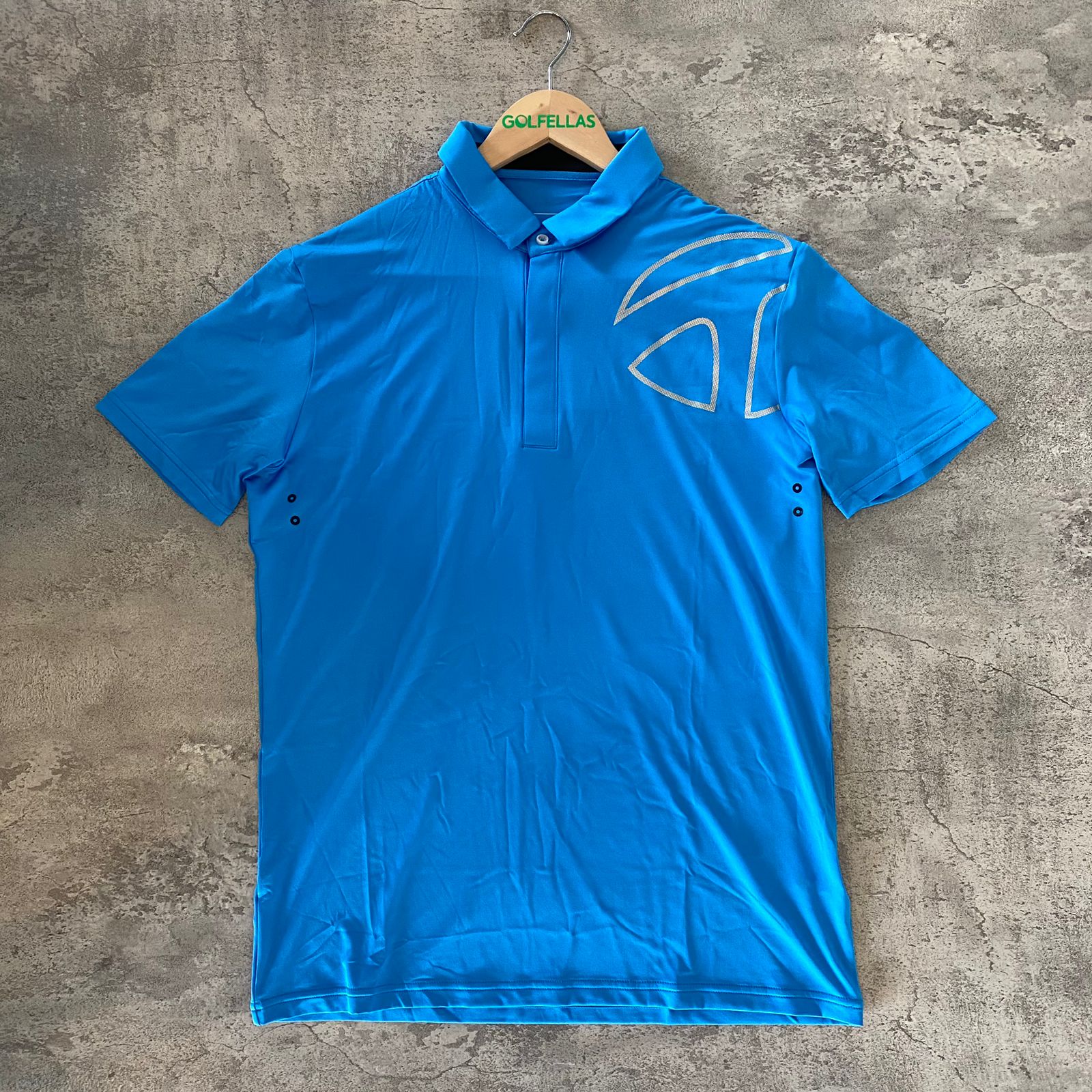 Taylormade Tour TM Basic Men's Polo Light Blue | Golfellas Indonesia